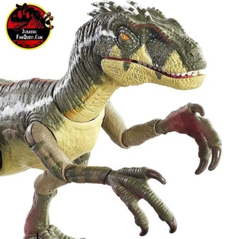 Jurassic World Amber Collection Velociraptor Blue Mattel Jurassic Fan Quest