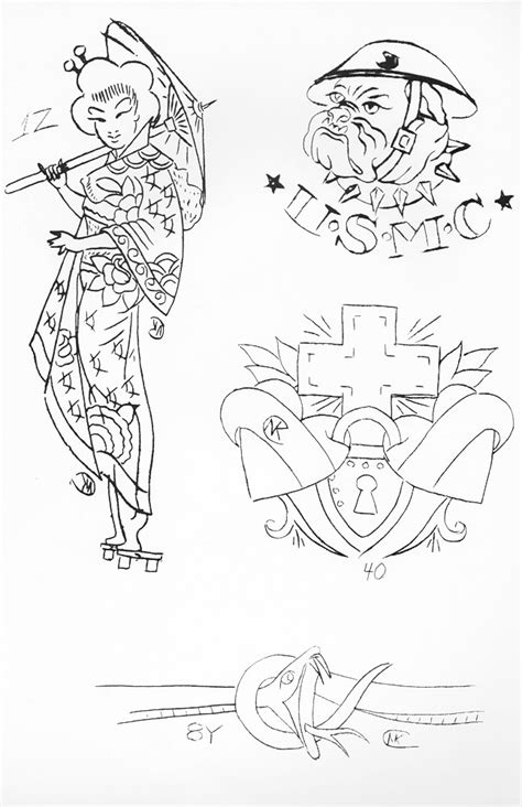 Sailorjerrystattoostencils