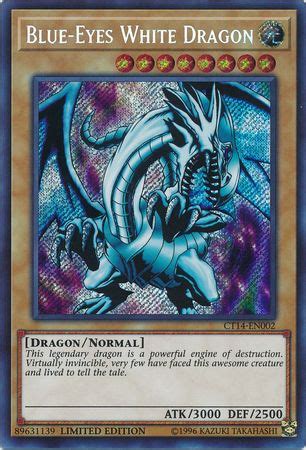 You can change the battle positions of as many monsters your opponent controls as possible, and if you do. Blue-Eyes White Dragon - CT14-EN002 - Secret Rare Limited Edition - Yu-Gi-Oh! Promo Cards - Yugioh