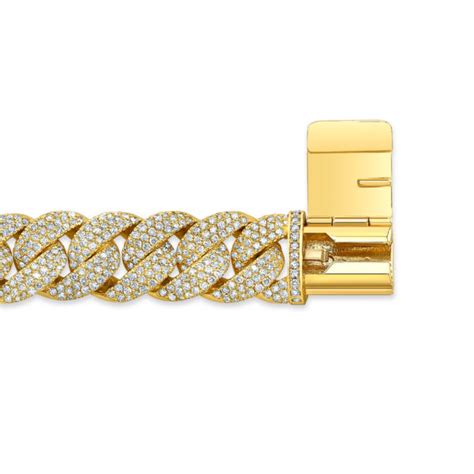 Lion King Diamond Bracelet Miami Cuban Link Bracelets Monte Christo