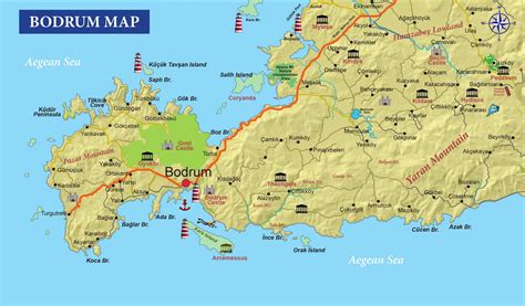 Bodrum Turkey Map