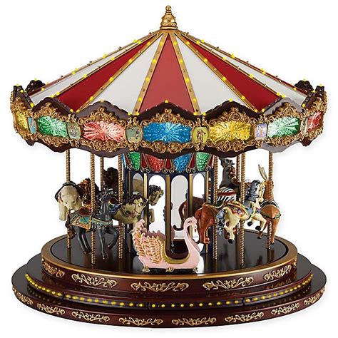 As the winter draws in, you will want to make your home as bright and cheerful looking as. Mr. Christmas Marquee Deluxe Carousel Music Box | Bed Bath ...