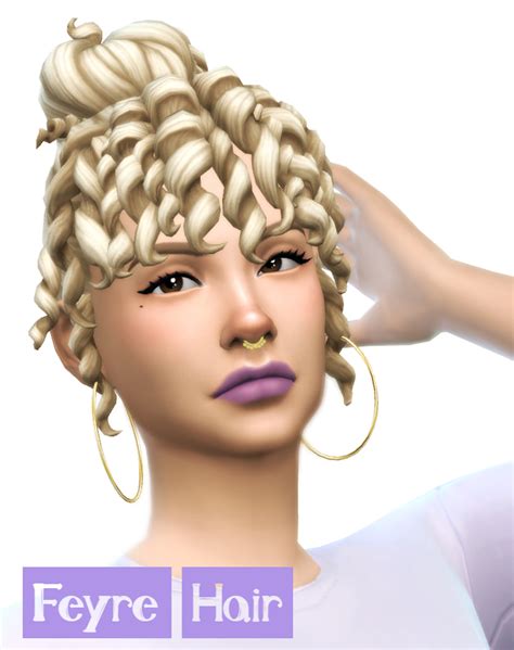 Feyre Hair The Sims 4 Create A Sim Curseforge