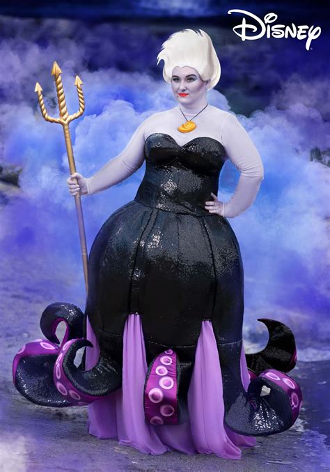 Womens Plus Size Little Mermaid Ursula Prestige Costume