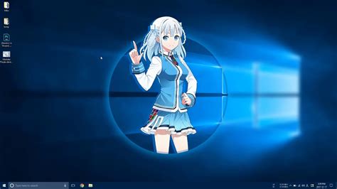 Tutorial Pc Tema De Windows 10 Anime Mascota Japon Madobe