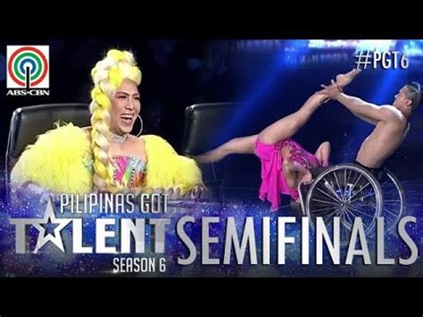Pilipinas Got Talent Semifinals Julius And Rhea Wheelchair Dance Youtube