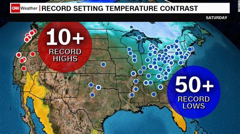 Record Breaking Temperature Extremes Expected This Weekend Cnn Video