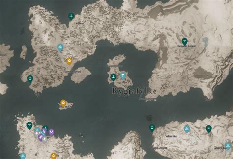 Assassin s Creed Valhalla интерактивная карта