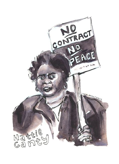 Hattie Canty Quotelas Vegas Labor Activist — Artist Lydia Makepeace