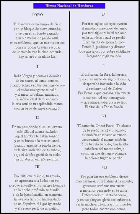 Letra Del Himno Nacional De Honduras Completo Chords Chordify The Best Porn Website