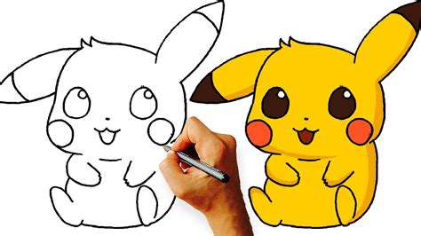 Pk How To Draw Chibi Pikachu Pokemon Step By Step Youtube