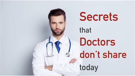 Top Secrets That Doctors Don T Share Today YouTube