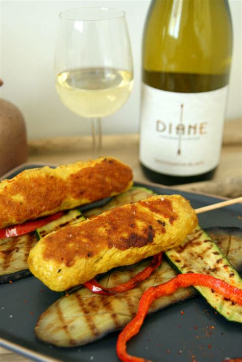 Kefta De Poulet Au Curry Et Curcuma L Gumes D T Grill S Diane Sauvignon Blanc