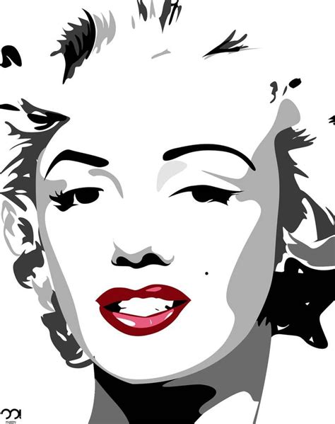 Marilyn Monroe Vector By Matth27 On Deviantart Marilyn Monroe Stencil