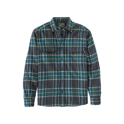 Woolrich Mens Oxbow Bend Plaid Flannel Shirt