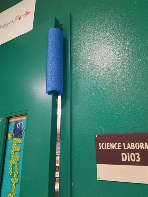 Classroom Safety Pool Noodle Door Stop That Can Be