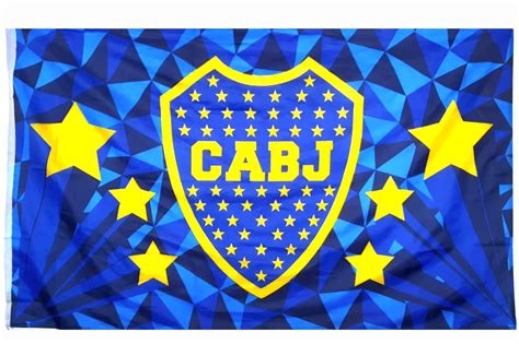 Nuevo Gema Bandera Escudo Estrellas Club Atletico Boca Juniors
