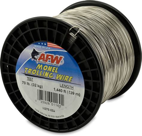 American Fishing Wire Monel Trolling Wire 70 Pound Test086mm Dia