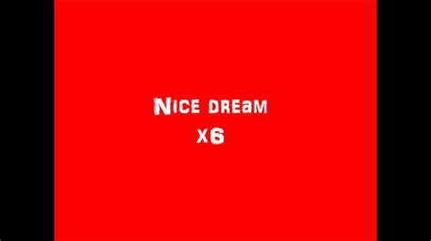 Radiohead Nice Dream Lyrics Youtube