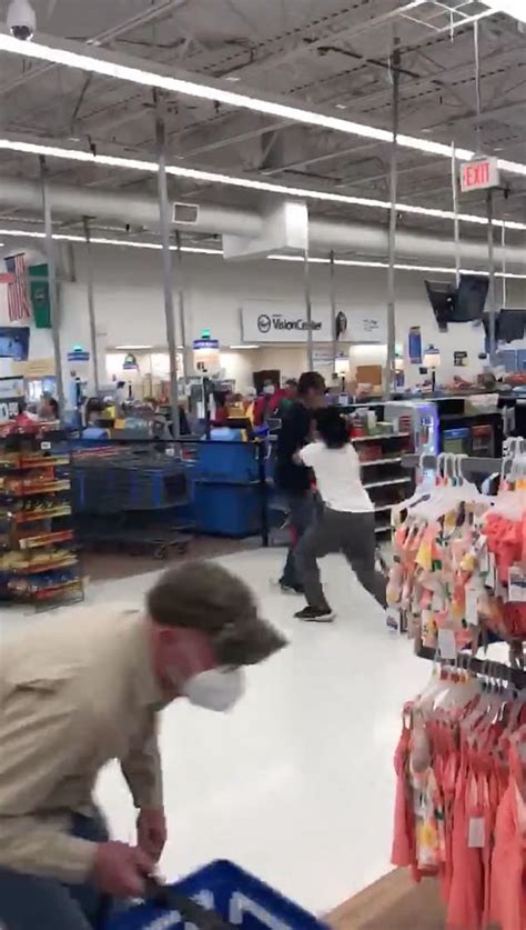 Drunken Walmart Shoplifter Caught On Video Getting Knocked To Ground After Other Customers Stop