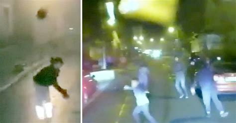 Footage Released Of Firefighters Attacked With Bricks And Fireworks