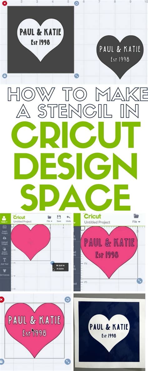 How To Make A Stencil In Cricut Design Space Cricut Ideas How To