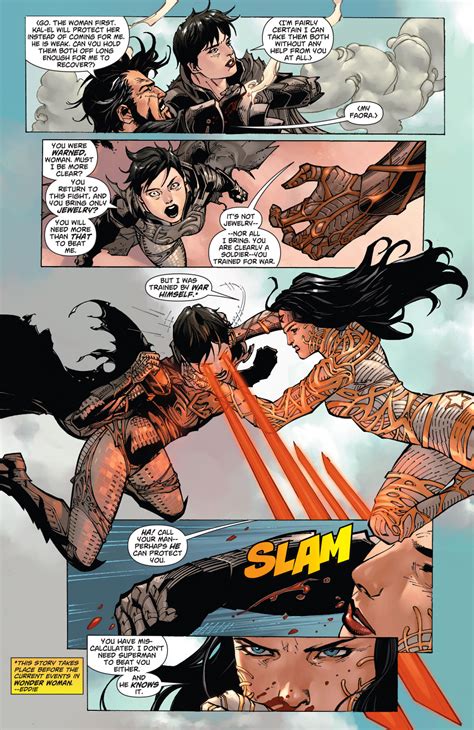 Superman And Wonder Woman Vs Zod And Faora Comicnewbies