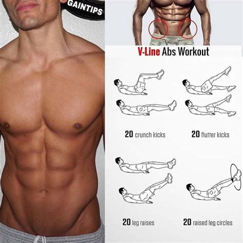 Men Fitness Muscle Trainer Abs Workout Gym Workout Tips V Line Abs
