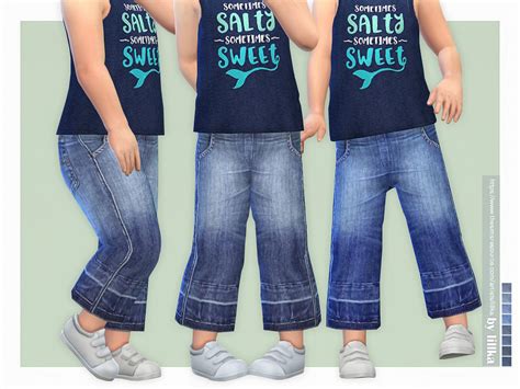 Hayes Jeans For Toddler By Lillka From Tsr • Sims 4 Downloads