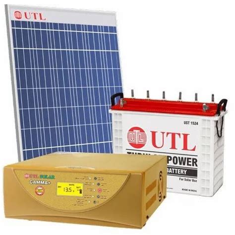 Utl Solar Inverter Battery Capacity 1 Kw 24 At Rs 40000 In Churu Id 21267280288