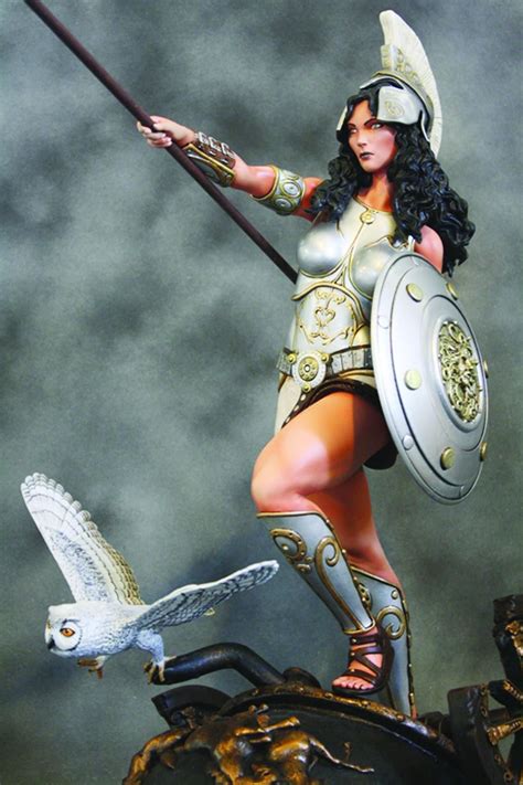 Athena 14 Scale Statue Oct111741 Warrior Woman Greek Goddess Art