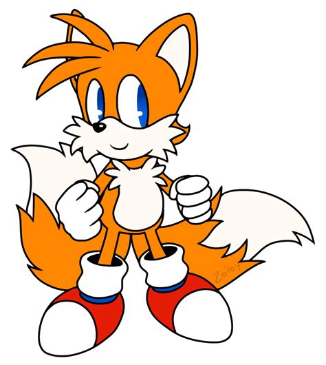 Classic Modern Tails By Zoiby On Deviantart Sonic Art Classic Tailed
