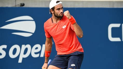 He is an italian tennis player. Matteo Berrettini : Matteo Berrettini Sinks Gael Monfils ...