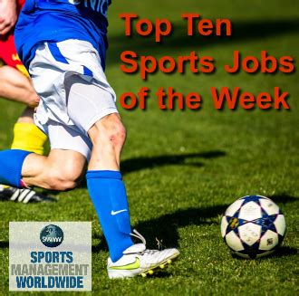 There are currently no open jobs at excel sports management listed on glassdoor. Top Sports Jobs for SMWW Students and Graduates - 4th edition