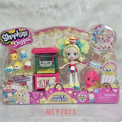 Shopkins Shoppies Popettes Popcorn Stop Doll And Playset Shopee