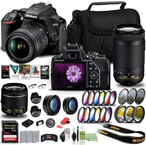 Nikon D3500 Dslr Camera With 18 55mm And 70 300mm Lenses 1588 Usa