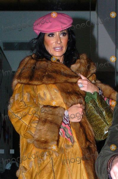 photos and pictures london exclusive nancy dell olio looks fur nominal as she leaves a