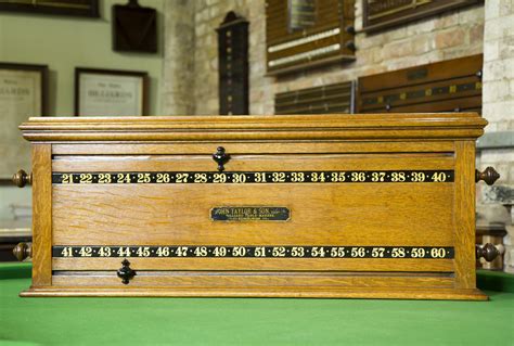 Antique Snooker Scoreboard John Taylor Edinburgh Browns Antiques