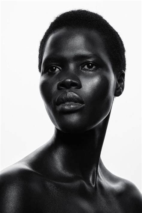 Black Women Models Face Side Profile Blackwomenmodels Dark Beauty