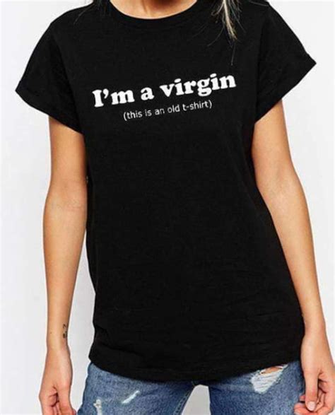 i m a virgin this is an old tshirt im a virgin shirt etsy