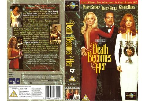 Death Becomes Her 1992 On Universal United Kingdom Vhs Videotape