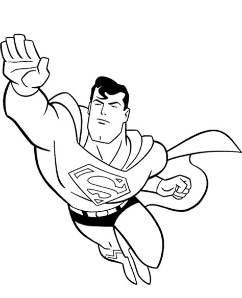 Superman Coloring Pages To Print Sketch Coloring Page