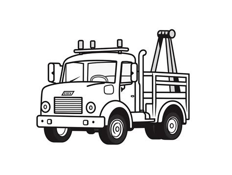 Tow Truck Coloring Pages Top 42 Free Printable Designs
