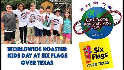 Worldwide Koaster Kids Day At Six Flags Over Texas Youtube