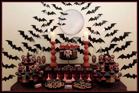 Halloween Dessert Table Vampire Party — Chic Party Ideas
