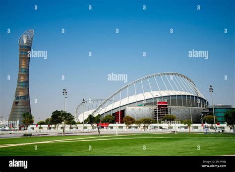 Khalifa International Stadium Doha Qatar Stock Photo Alamy