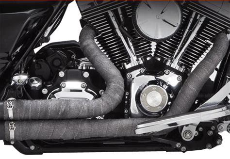 A branch wouldn't do much, but rocks would. Bobber Motorcycle Exhaust Wrap