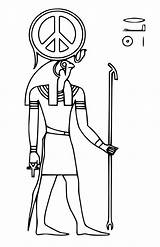 Egyptian God Peace Clipart Graphics Cliparts Egypt Drawing Vector Ancient Peaceful Clip Library Sign Person Scallywag Scalable Re Favorites sketch template