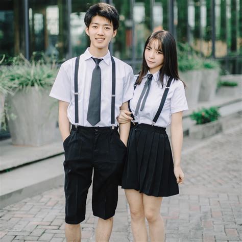 New Arrival Jk School Uniform Set For Girls Student Uniform Tie Sailor