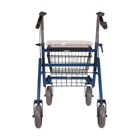 Briggs Healthcare Dmi Traditional Steel Rollator Walker With Padded Seat